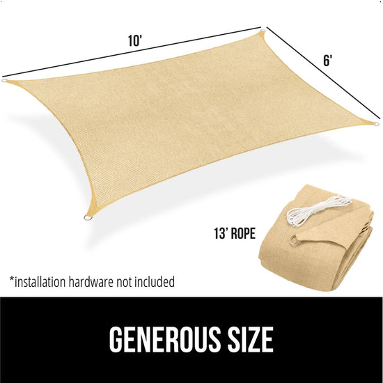 Shade sail — Heavy duty UV protection and breathable design by Gorilla Grip