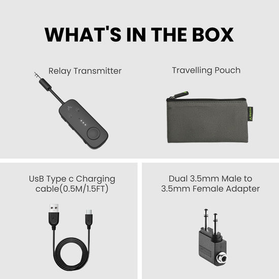 Avantree Relay — Bluetooth 5.3 adapter with aptX Adaptive support and AUX jack