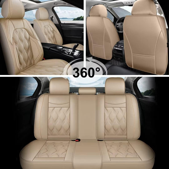 AOMSAZTO vehicle seat cover - waterproof faux leather for Volkswagen Taos 2022-2026