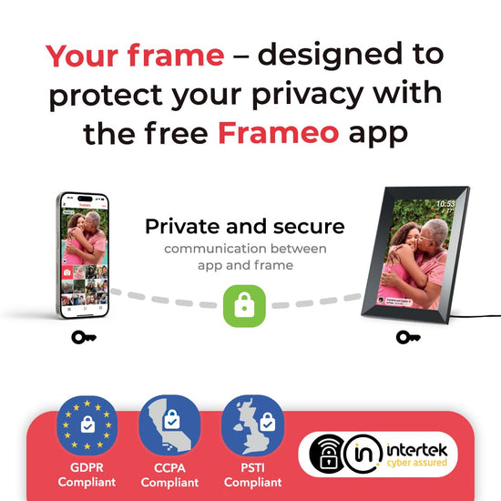 YunQiDeer digital picture frame — 10.1 inch WiFi photo sharing with touch screen