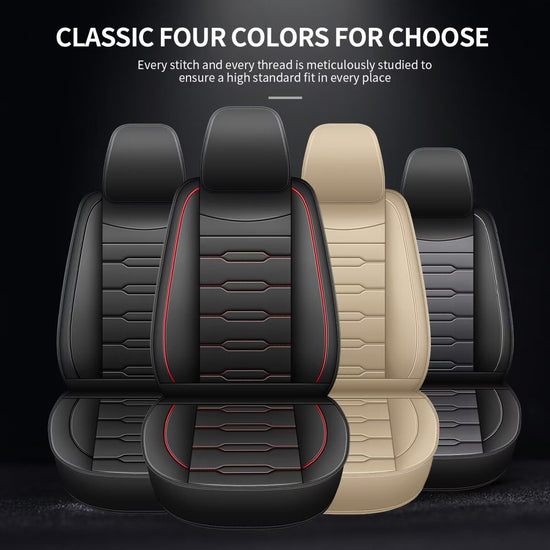 AOMSAZTO front leather car seat cover - Custom fit for Ford Escape 2001-2026