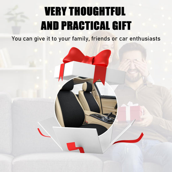 Yourkar vehicle seat cover - breathable front seat cushion and seatback cover