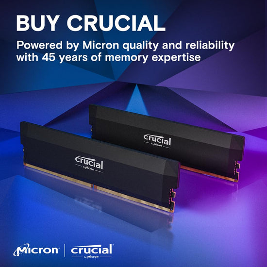 Internal memory — Crucial Pro 32GB DDR5 RAM kitInternal memory — Crucial Pro 32GB DDR5 RAM