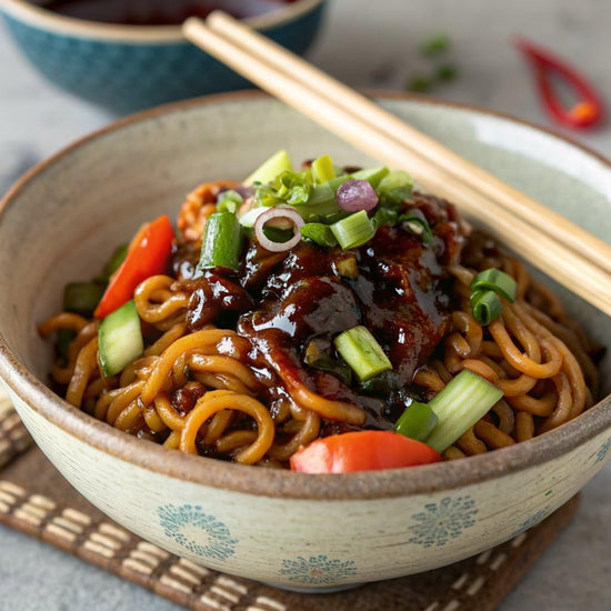 Nongshim Chapagetti noodle — instant black bean flavor