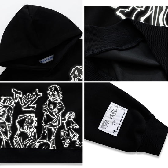 Aelfric Eden sweatshirt — Oversized hoodie with cartoon character print