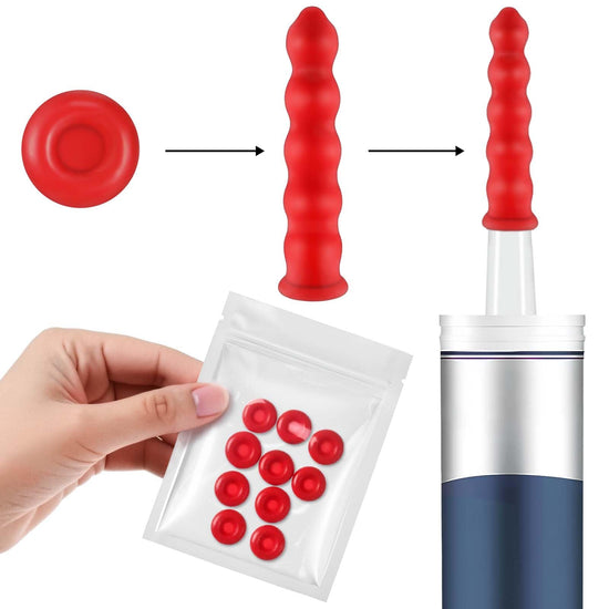 Zonon caulk caps for sealing and preserving, red