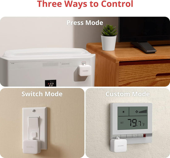 Electronic switch — Switchbot smart button pusher with hub mini matter and app control