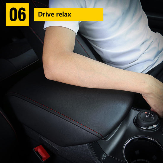 AOMSAZTO armrest console covers for Ford Explorer 2011-2019 in black