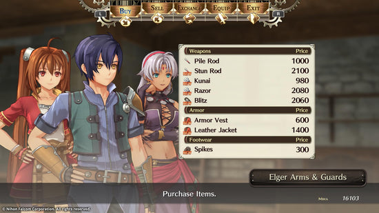 Trails in the Sky - 1st Chapter game for physical video game software.Trails in the Sky - 1st Chapter physical video game software.