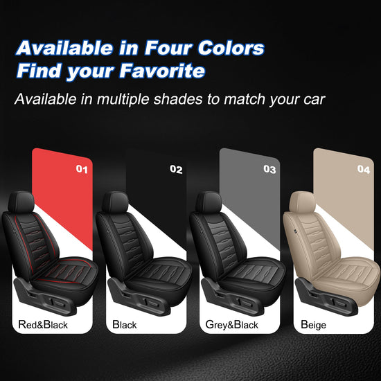 AOMSAZTO vehicle seat cover - Custom fit faux leather for Honda Accord 2003-2017