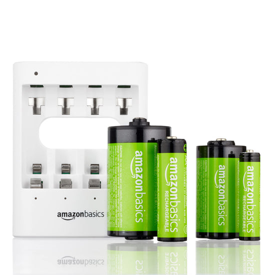 Amazon Basics rechargeable batteries - high-capacity design
