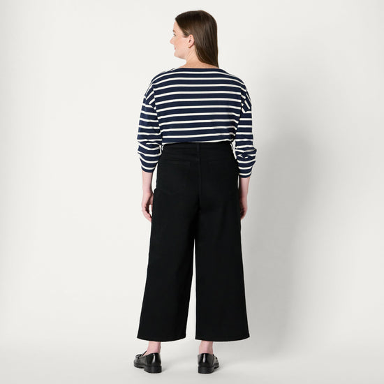 PANTS — High-rise wide leg crop style from Amazon Essentials