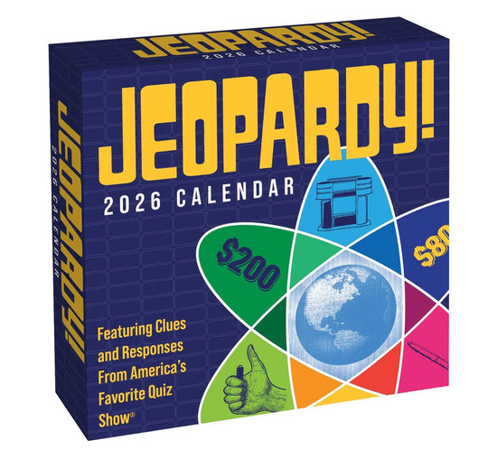 ABIS_BOOK — Jeopardy 2026 day-to-day calendar with clues and responses from quiz show