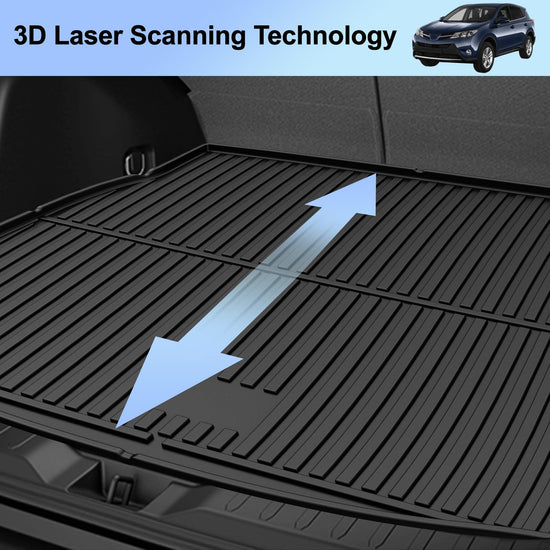 AOMSAZTO vehicle mat — Custom fit TPE floor liner for Toyota RAV4 2019-2025
