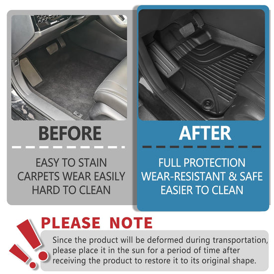 AOMSAZTO vehicle mat — Heavy duty TPE all weather protection for Hyundai Sonata 2020-2023