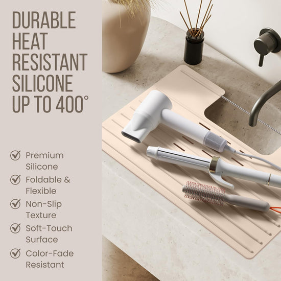 Caddy — Heat resistant silicone for makeup and counter space savings