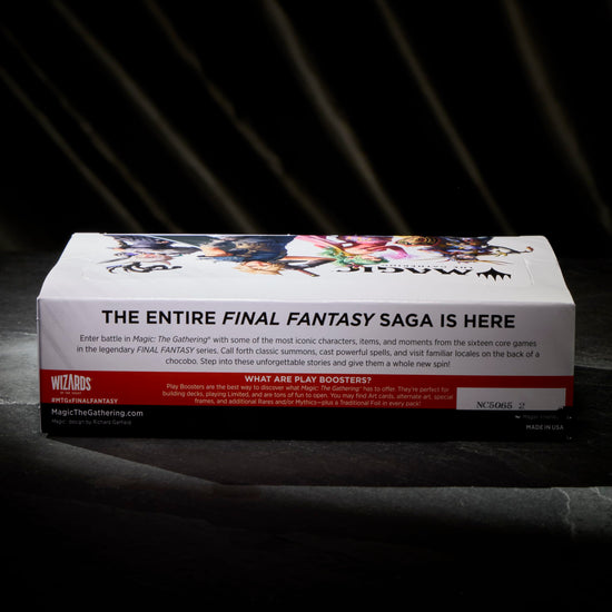 Collectible card — Magic: The Gathering meets Final Fantasy booster box