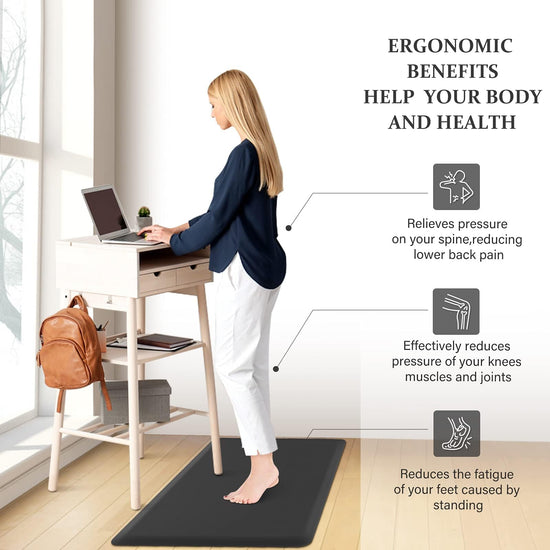 Anti-fatigue floor mat — Cushioned comfort and waterproof design from HappyTrends