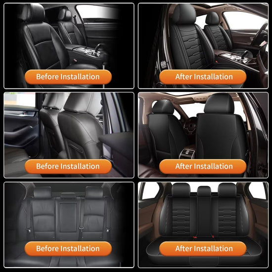 AOMSAZTO vehicle seat cover - Custom fit faux leather for Ford Bronco Sport 2021-2026