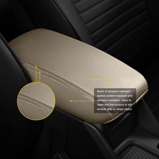 AOMSAZTO console covers — armrest covers for 2013-2018 Subaru Forester in black