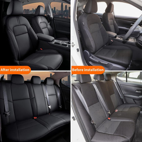 AOMSAZTO vehicle seat cover - Custom fit faux leather for Nissan Sentra 2020-2025