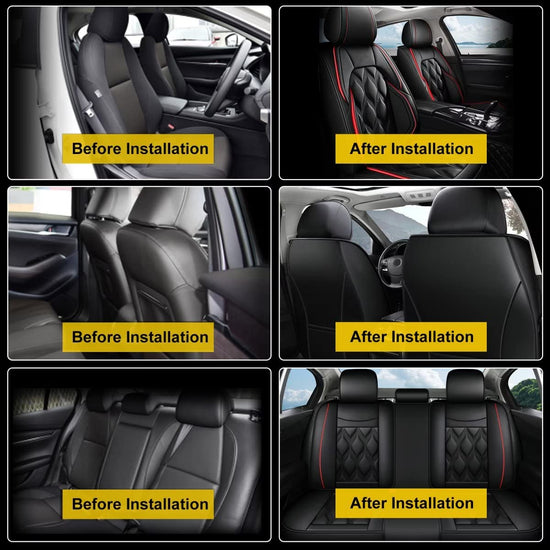AOMSAZTO vehicle seat cover — Custom fit leather cover for 2009-2026 Nissan Rogue