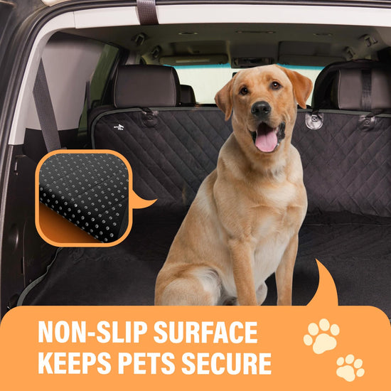 Active Pets dog car seat cover - waterproof backseat protection for travel