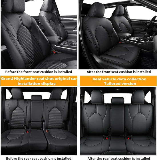 AOMSAZTO vehicle seat cover — custom fit for Toyota Grand Highlander 2024-2026