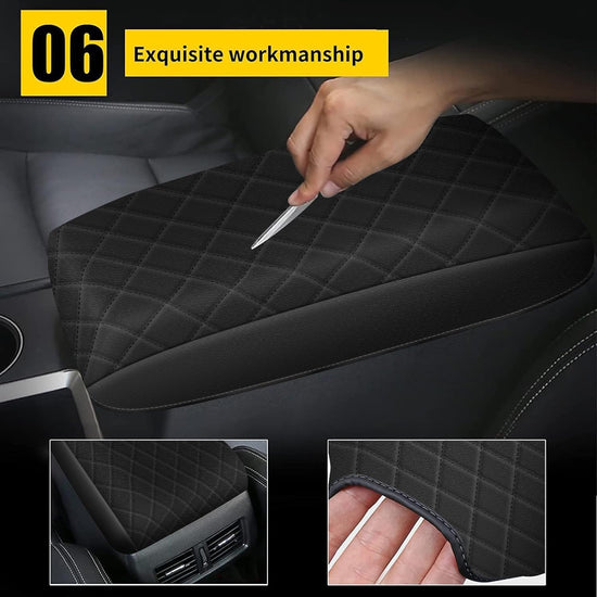 AOMSAZTO armrest covers — console pad for 2016-2021 Jeep Cherokee
