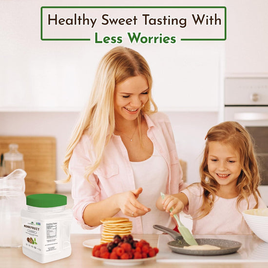 Morning Pep monk fruit sweetener - Classic sugar substitute with zero calories 2.5 lb