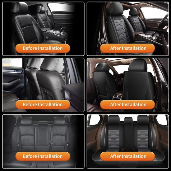AOMSAZTO vehicle seat cover — Custom fit faux leather for 2007-2026 Kia Sorento