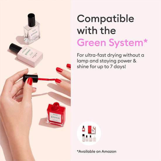 Manucurist Green nail polish — 9-free, plant-based and vegan formula