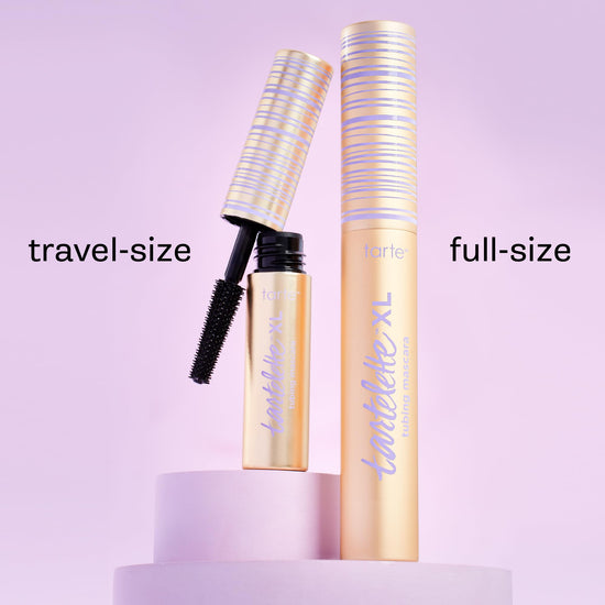 tarte tartelette XL mascara — lash extensions in a tube with peptide