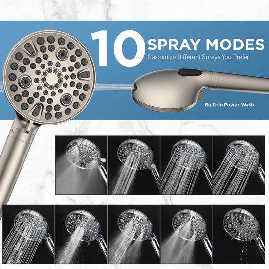 MakeFit showerhead dual combo