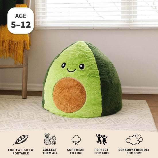 Big Joe bean bag chair — durable polyester nylon blend, 2 feet round