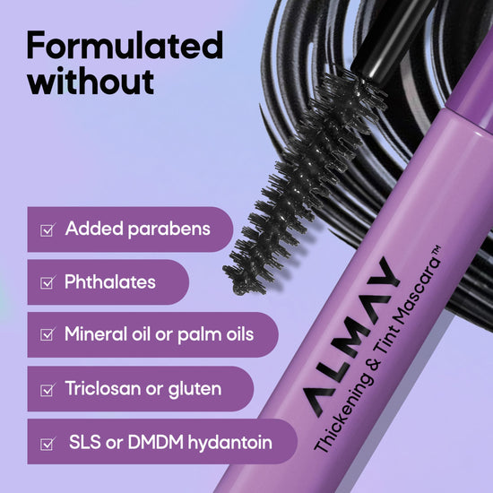 Almay mascara — thickening and tinting formula