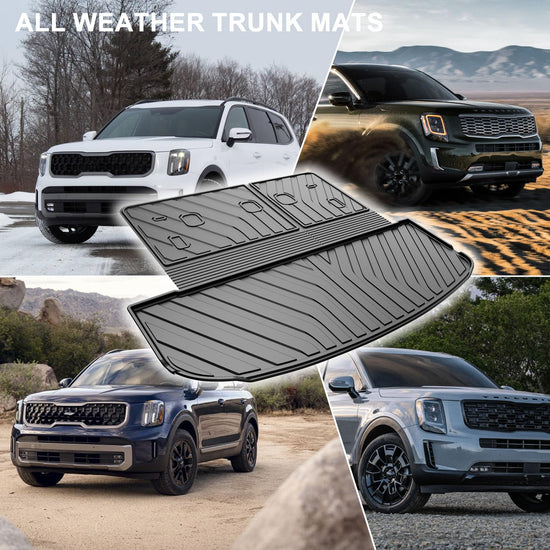 AOMSAZTO cargo mat - TPE all weather trunk cover for 2020-2024 Kia Telluride