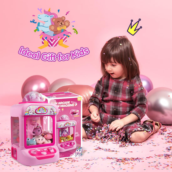 TingingYuli claw machine with mini plush toys for kids