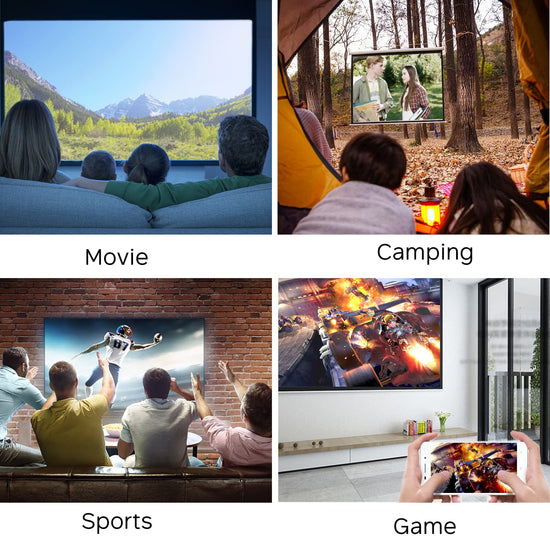 Mini projector — portable LCD video projector with HDMI USB AV interfaces and remote control