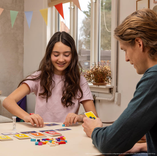 Board game — Asmodee Lego party game for 2-8 players, ages 7+ and 15 minutes playtime