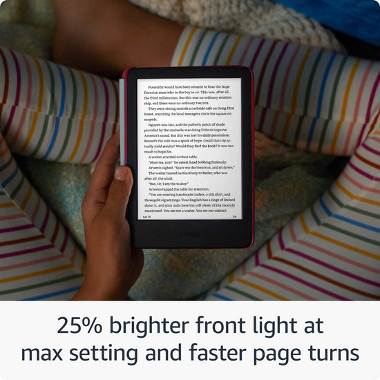 Amazon Kindle Kids — Ad-free books with glare-free display and cover included