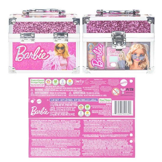Make_up — Townley Girl beauty mini train case set with lip gloss and lip balm for girls