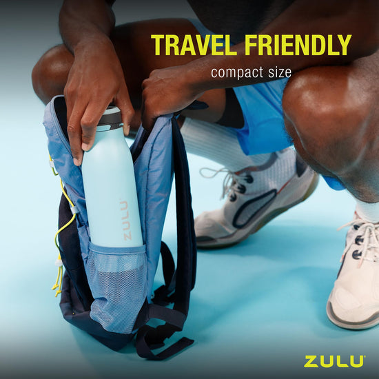 ZULU Ace thermos with chug spout and leak-proof locking lid for school and travel.