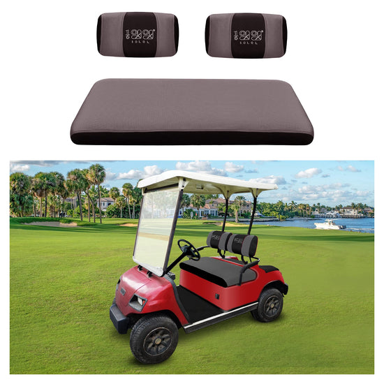 10L0L golf cart seat cover — washable breathable polyester mesh for Yamaha and Club Car DS