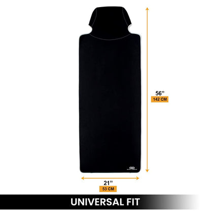 Gorla Gear Black Premium Universal Fit Waterproof Stain Resistant Car Seat Cover Neoprene Non-Slip Bucket Seat Dog Sweat Proof Protector Save Your Leather Cloth Seats Van Truck SUV Auto Sedan