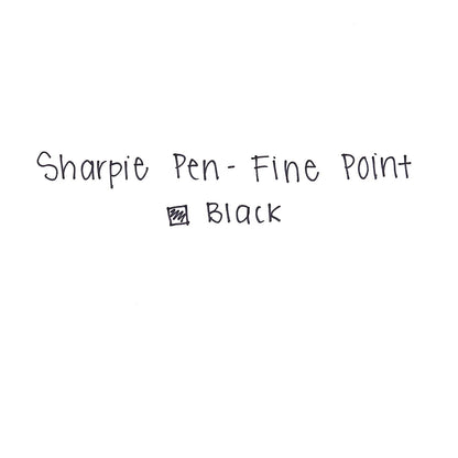 MARKING_PEN — Sharpie fine point felt tip pens, black, 4 count, 0.4mm