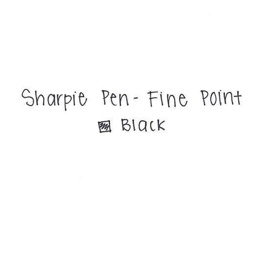MARKING_PEN — Sharpie fine point felt tip pens, black, 4 count, 0.4mm