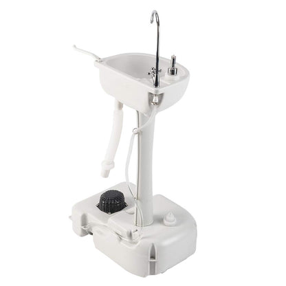 VINGLI portable sink — upgraded design with wheels and accessories for convenience