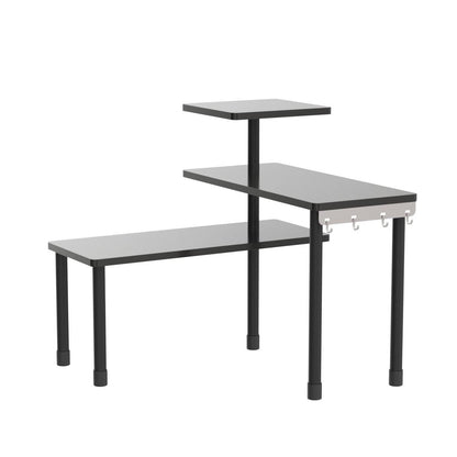 JayRex countertop corner shelf - 3 tier bathroom and kitchen organizer.