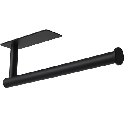 Paper towel holder — Adhesive and screw installation options, stainless steel design by theaoo